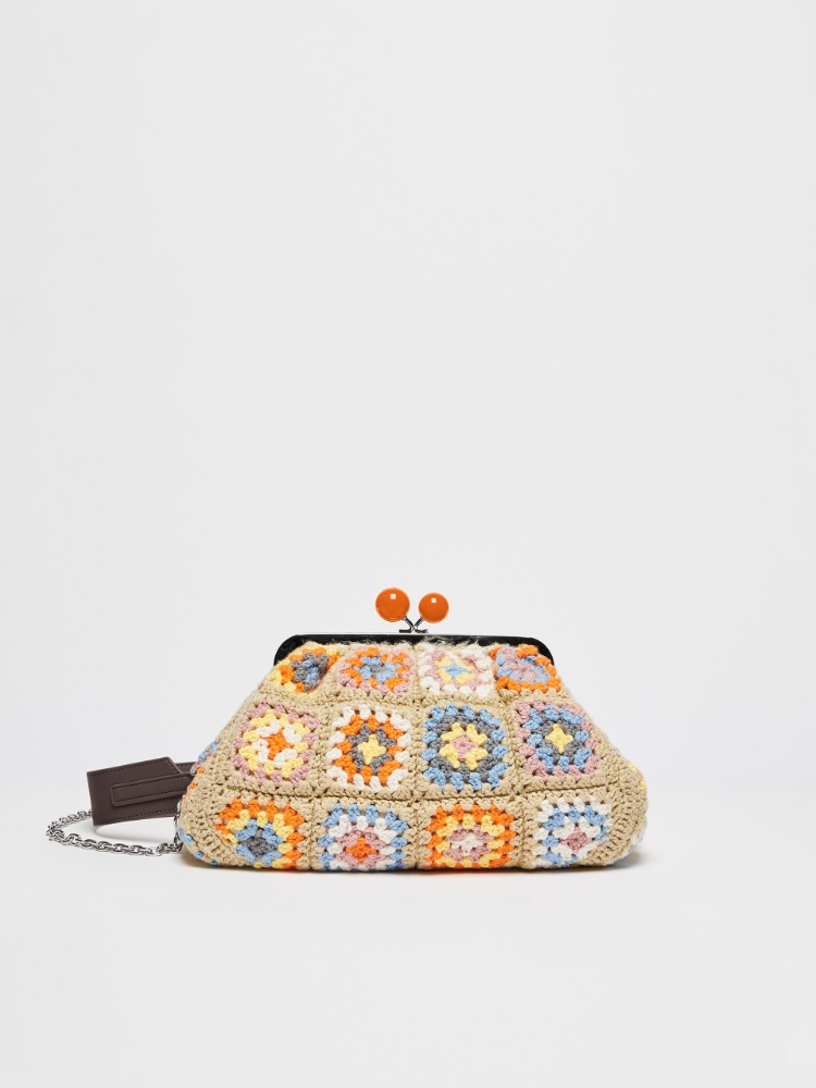 Pasticcino Bag Medium  in cotone crochet - BEIGE - Weekend Max Mara