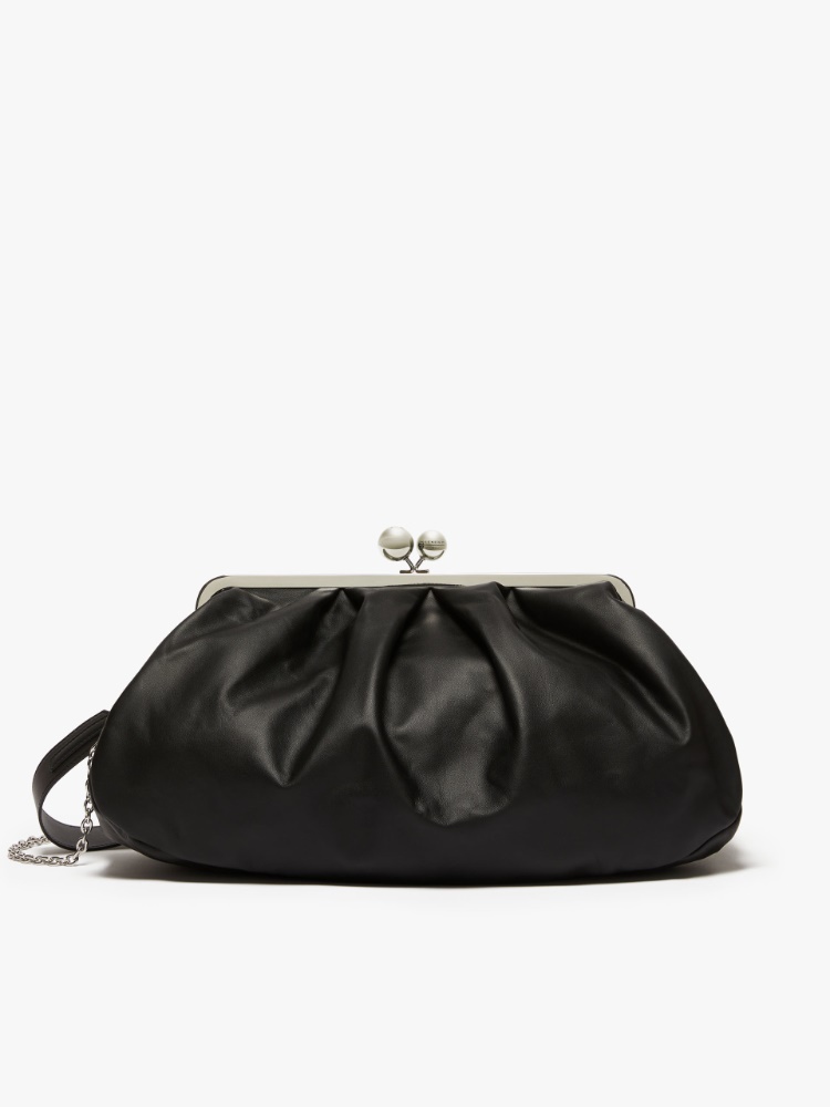 Large Pasticcino Bag in nappa leather - BLACK - Weekend Max Mara