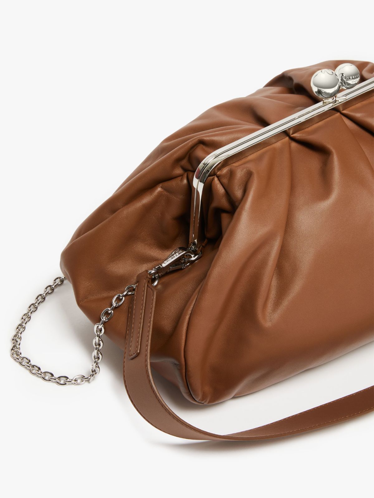 Large Pasticcino Bag in nappa leather - TOBACCO - Weekend Max Mara - 4