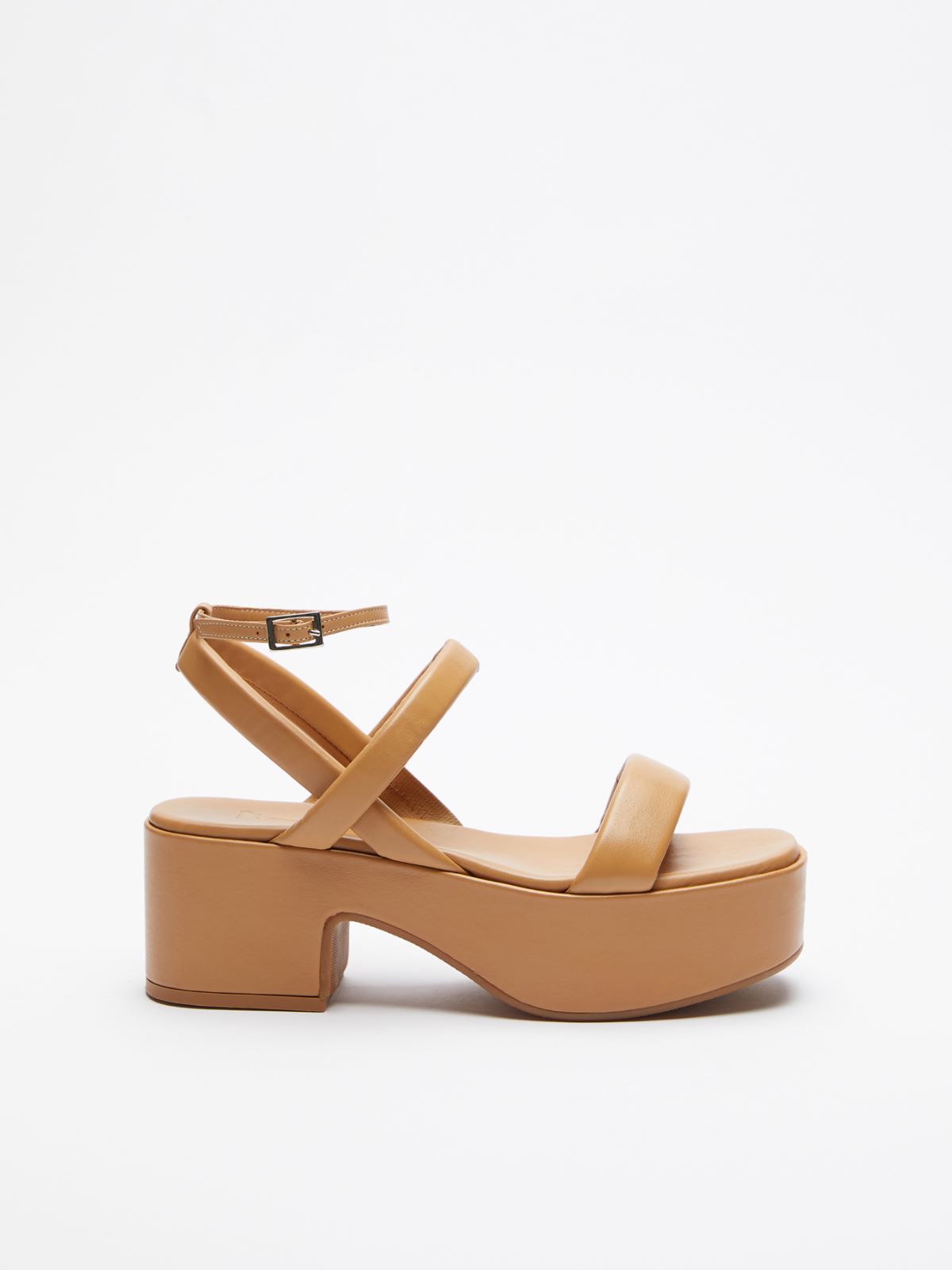 Sandals in nappa leather - NATURAL - Weekend Max Mara