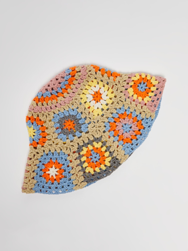 Crochet-knit cotton cloche hat - BEIGE - Weekend Max Mara - 2