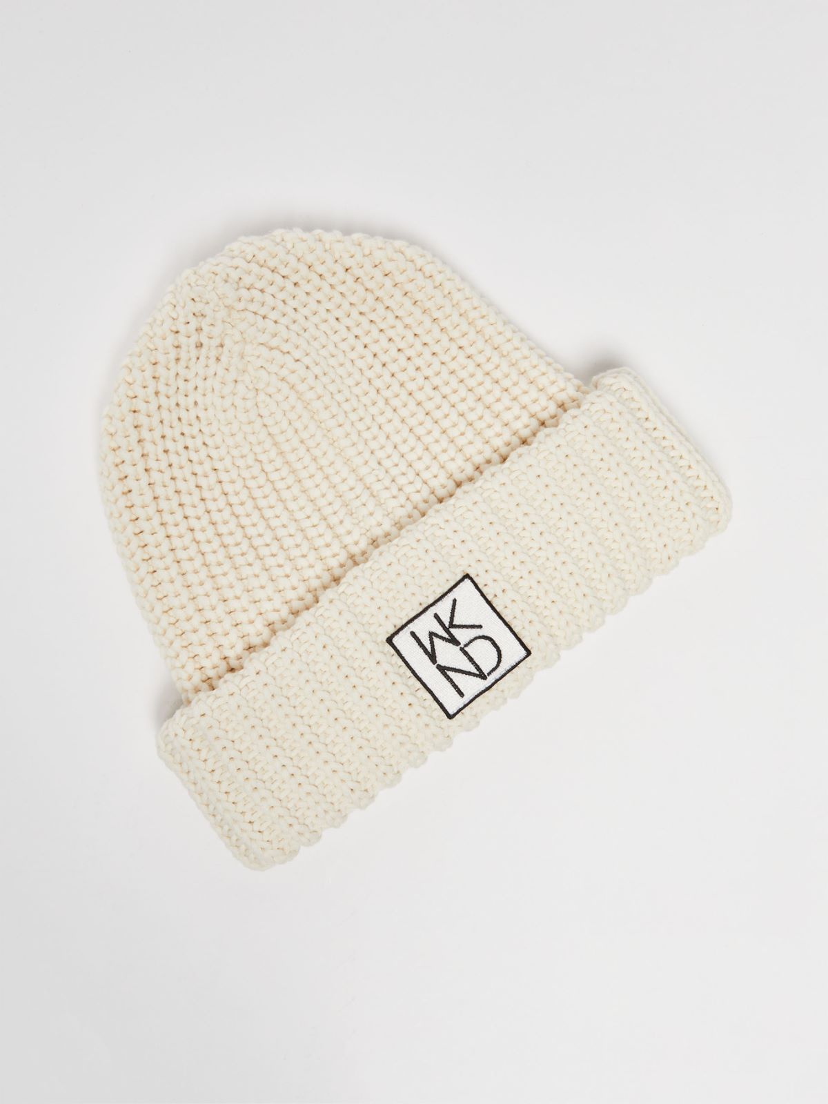 Wool-knit beanie hat - WHITE - Weekend Max Mara