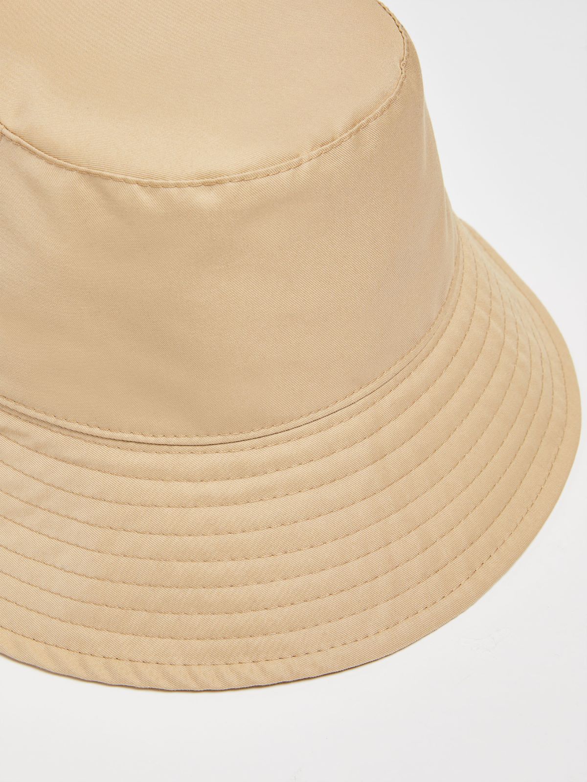 Cotton and technical fabric cloche hat - BEIGE - Weekend Max Mara - 2