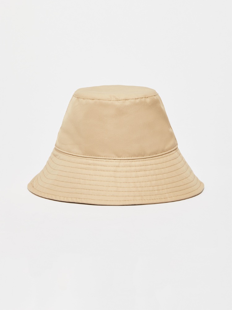 Cotton and technical fabric cloche hat -  - Weekend Max Mara