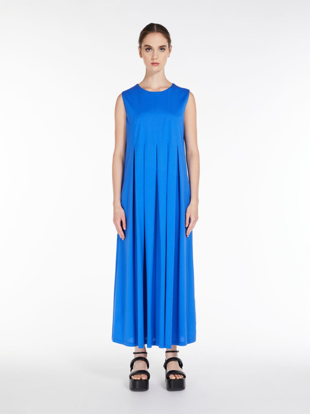 Cotton jersey dress  - CORNFLOWER BLUE - Weekend Max Mara - 2