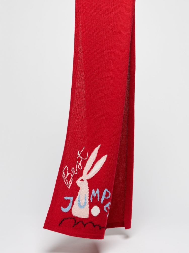 Cashmere stole - RED - Weekend Max Mara