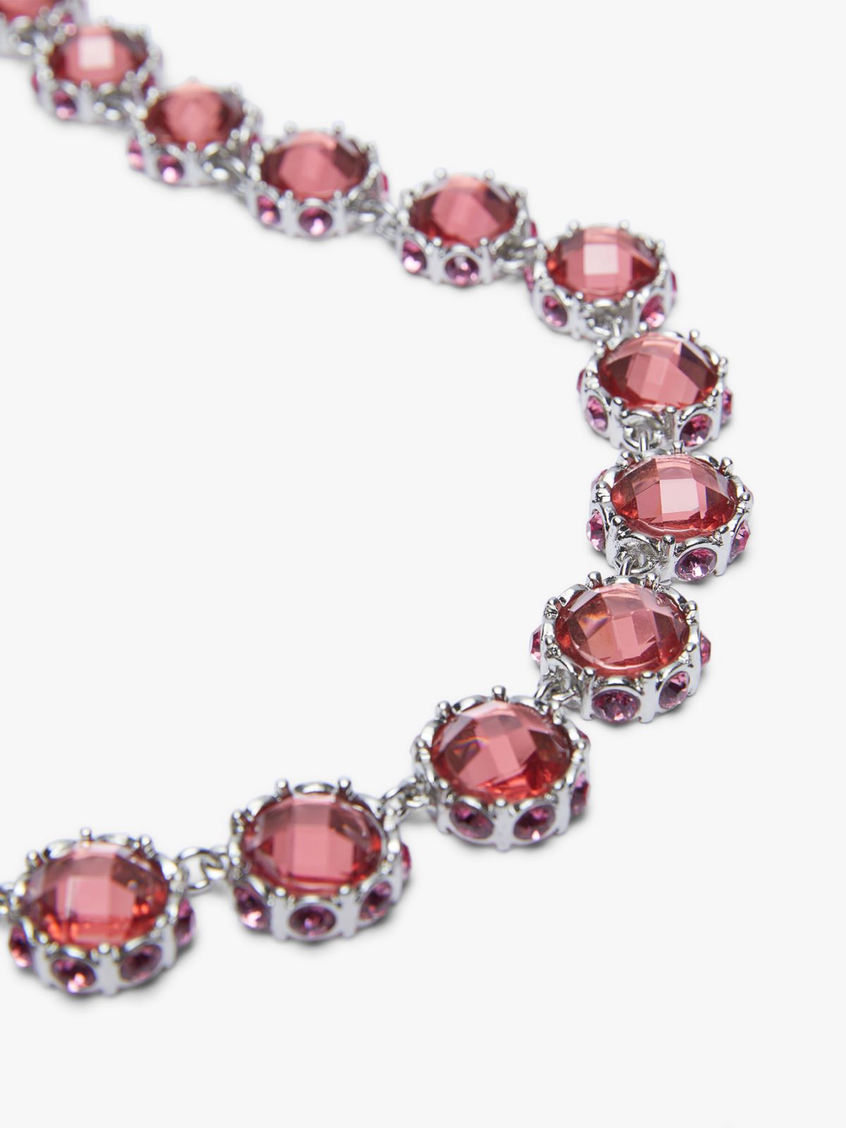Metal and glass necklace - PINK - Weekend Max Mara - 3