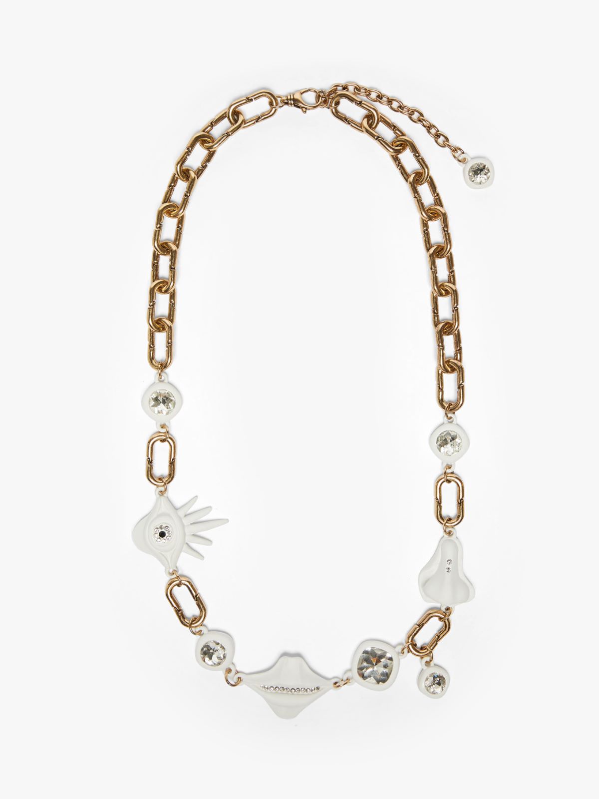 Metal and glass necklace - WHITE - Weekend Max Mara