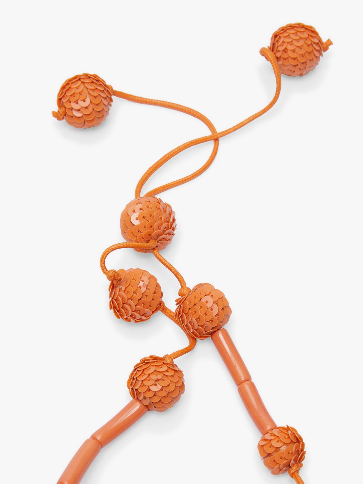 Resin and cotton necklace - ORANGE - Weekend Max Mara - 2