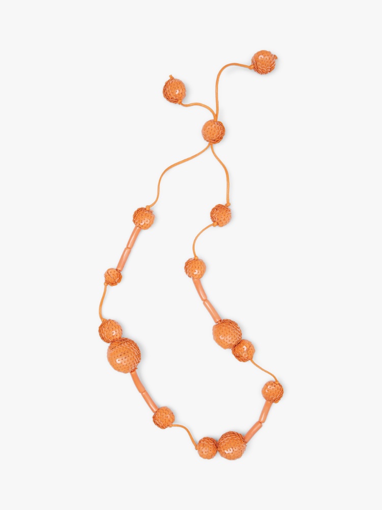 Resin and cotton necklace - ORANGE - Weekend Max Mara - 2
