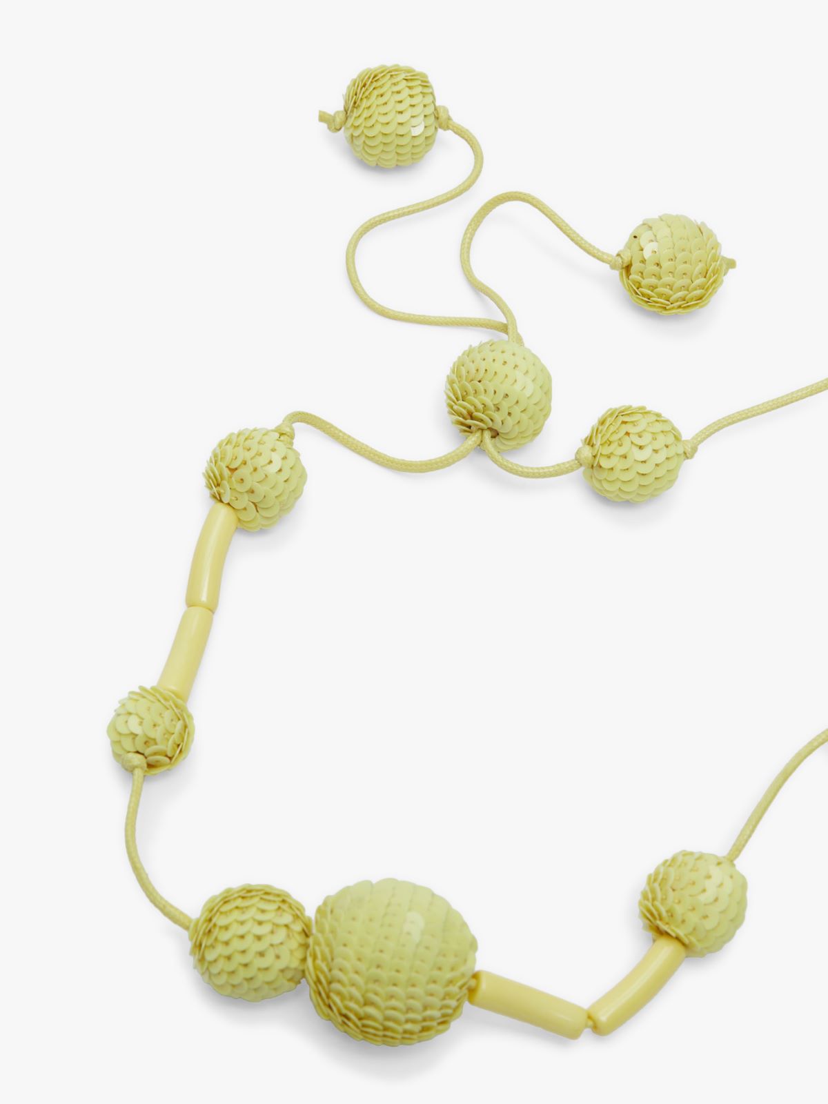 Resin and cotton necklace - YELLOW - Weekend Max Mara - 2