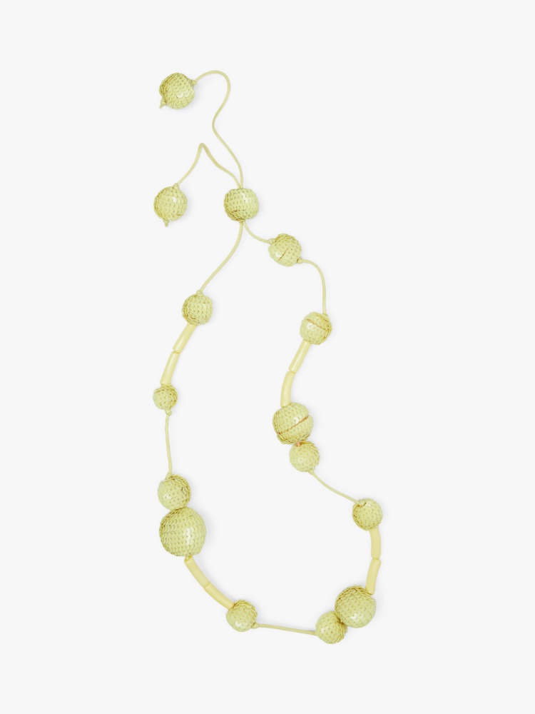 Resin and cotton necklace - YELLOW - Weekend Max Mara