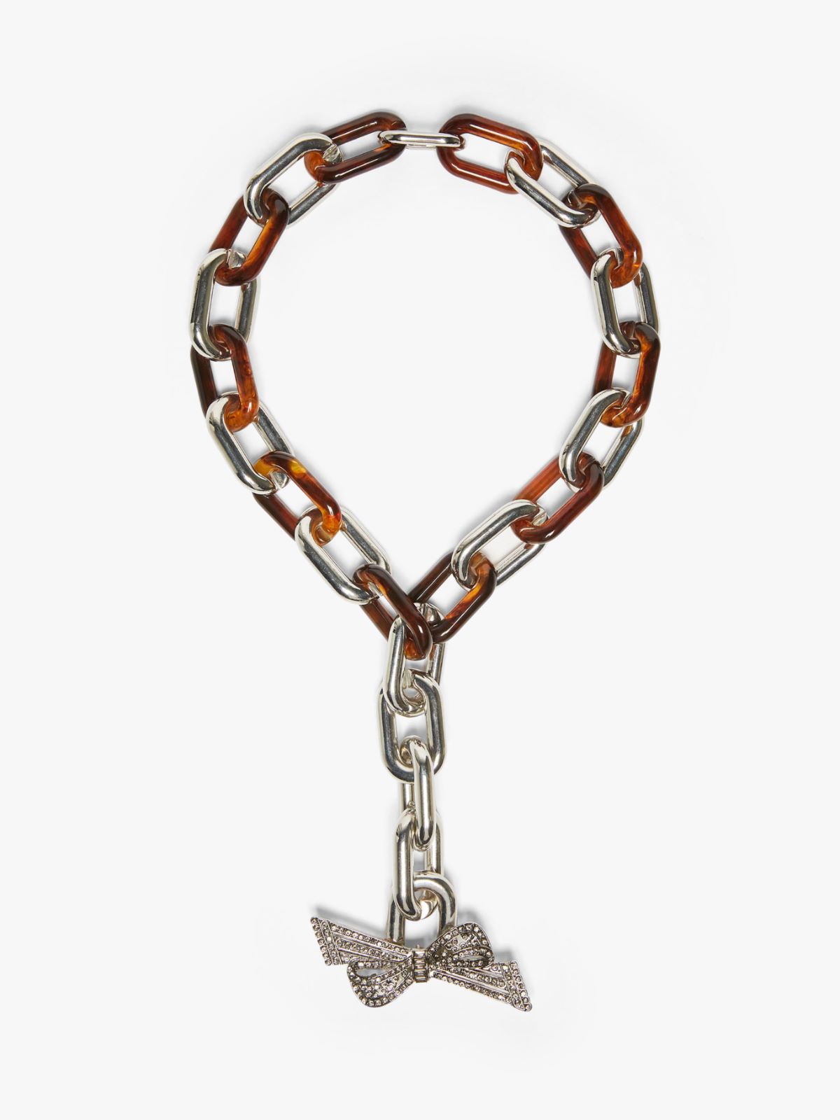 Metal and glass necklace - SILVER - Weekend Max Mara