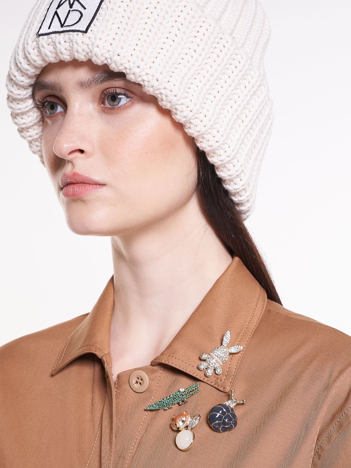 Metal and glass brooch - GREEN - Weekend Max Mara - 5 Metal and glass brooch - GREEN - Weekend Max Mara - 5
