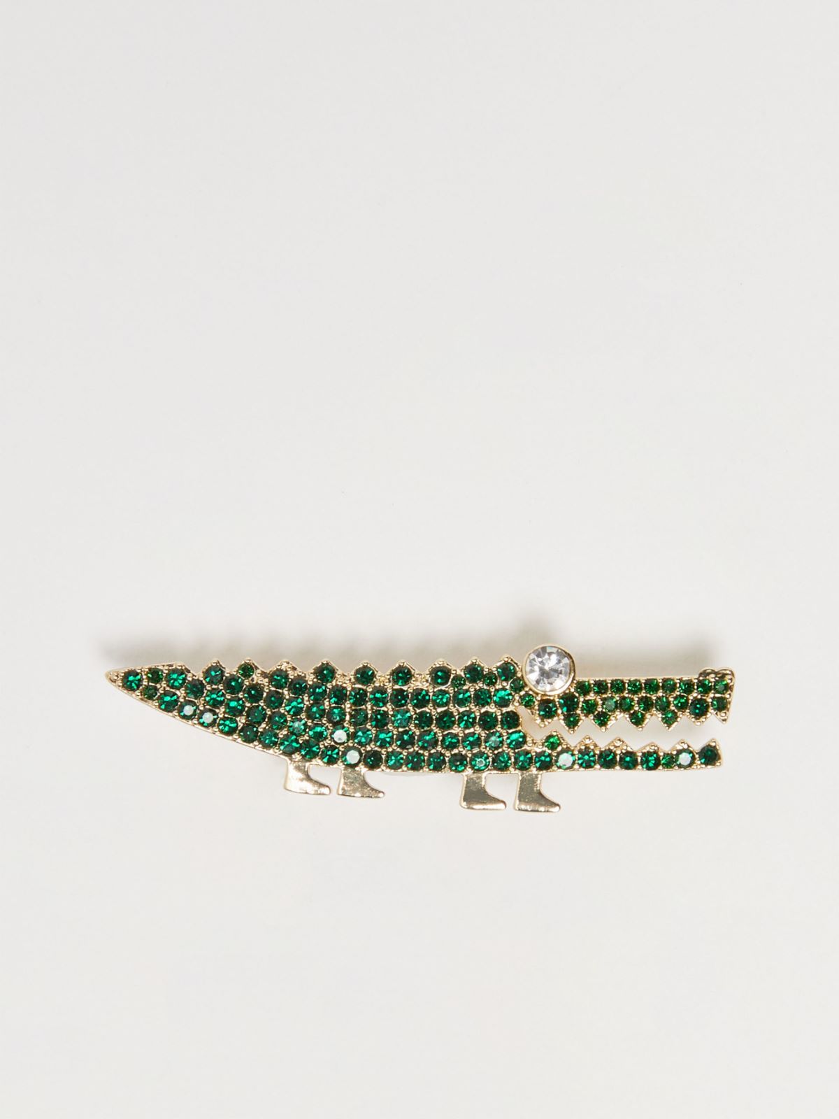 Metal and glass brooch - GREEN - Weekend Max Mara Metal and glass brooch - GREEN - Weekend Max Mara