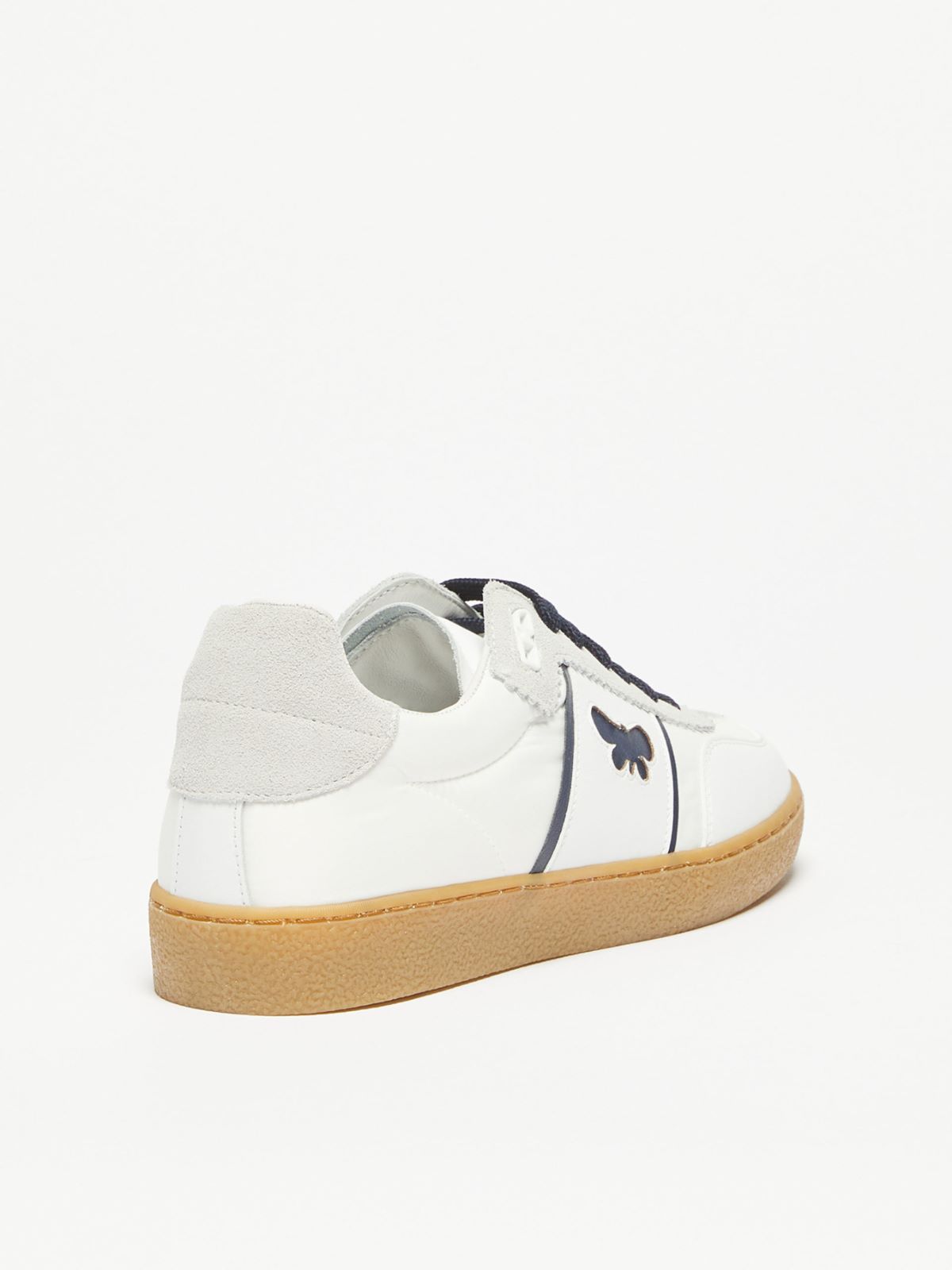 Trainers in technical fabric and leather - WHITE - Weekend Max Mara - 3