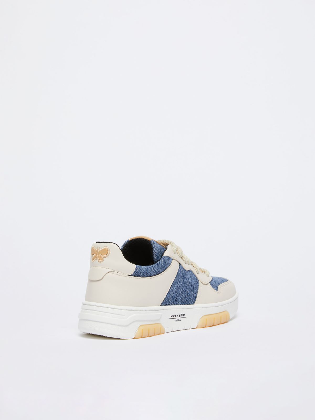 Cotton and leather sneakers - AVIO - Weekend Max Mara - 3