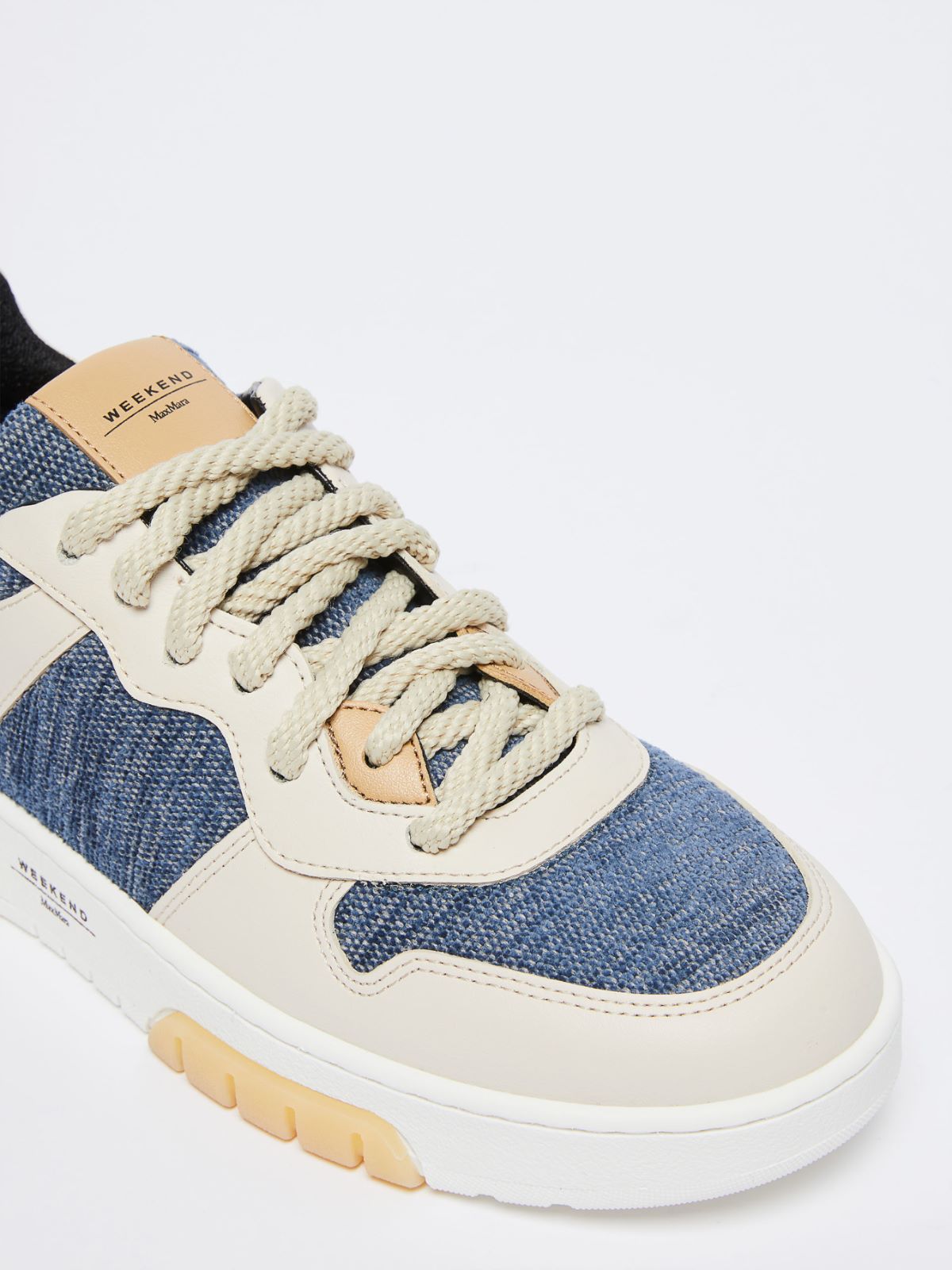 Cotton and leather sneakers - AVIO - Weekend Max Mara - 4