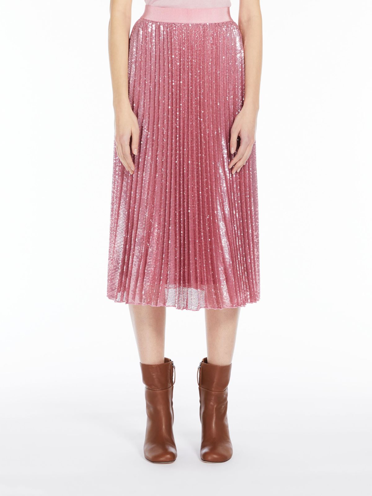 Tulle skirt with sequins - PINK - Weekend Max Mara - 2
