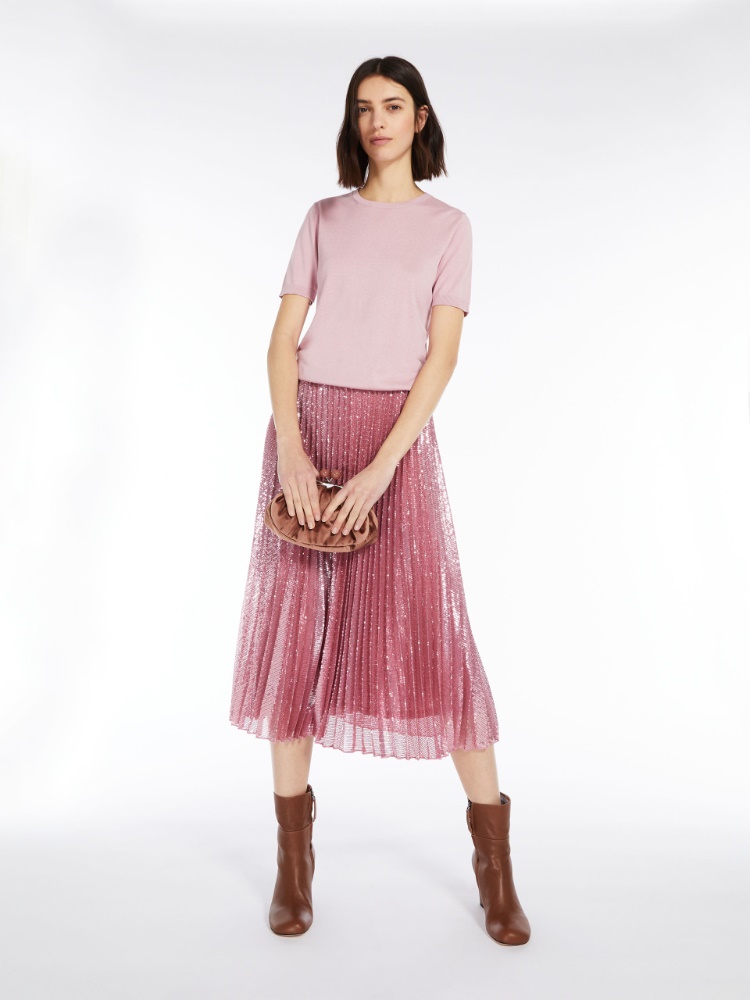 Tulle skirt with sequins - PINK - Weekend Max Mara