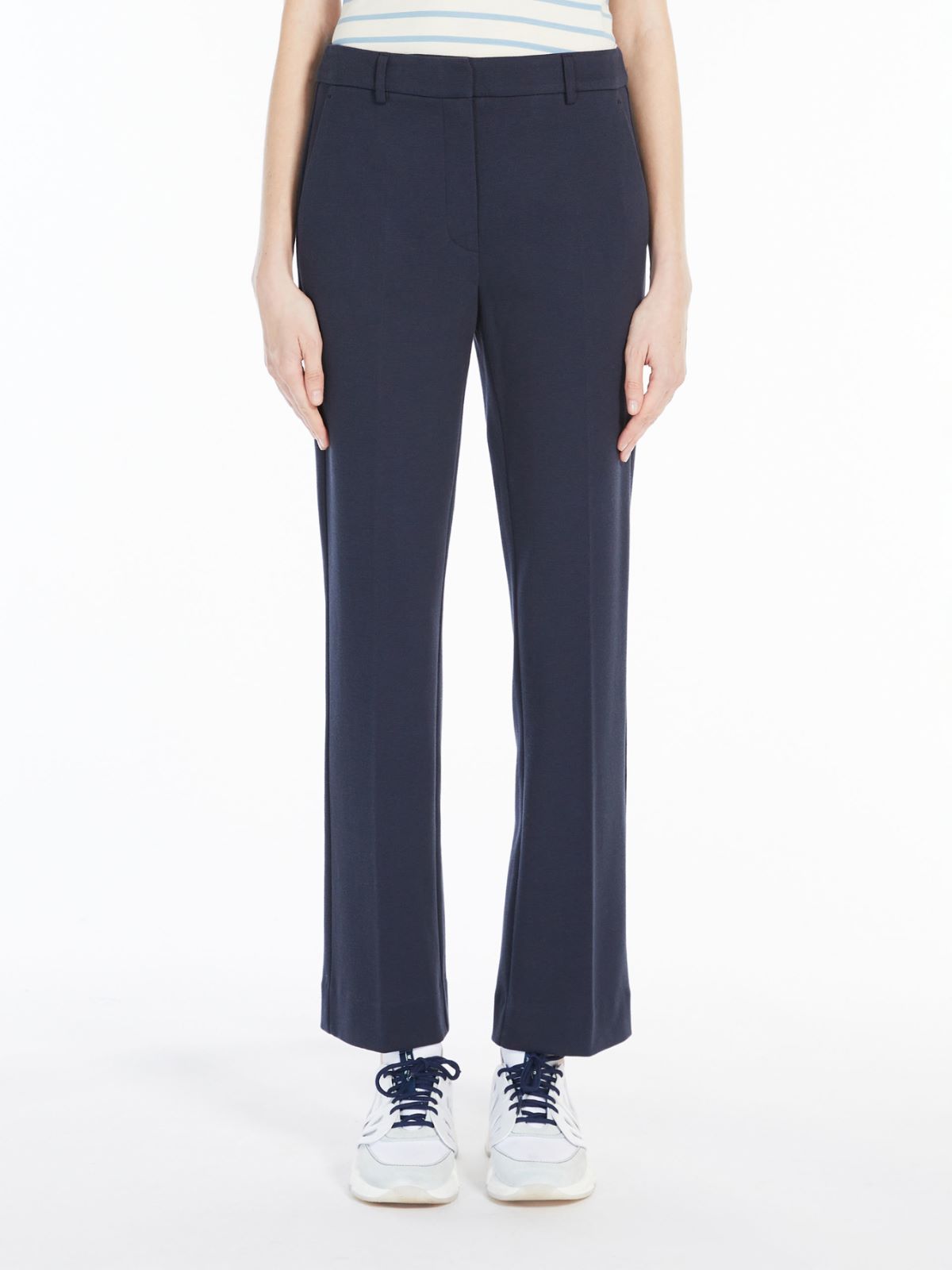 Jersey trousers - NAVY - Weekend Max Mara - 2