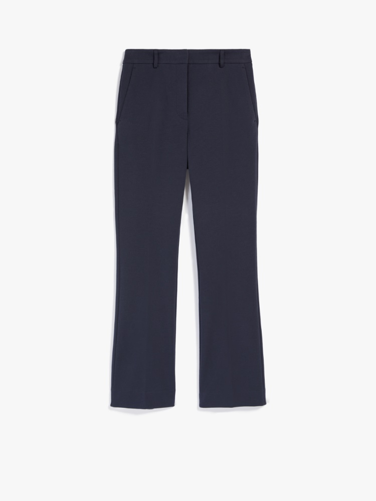Jersey trousers - NAVY - Weekend Max Mara - 2