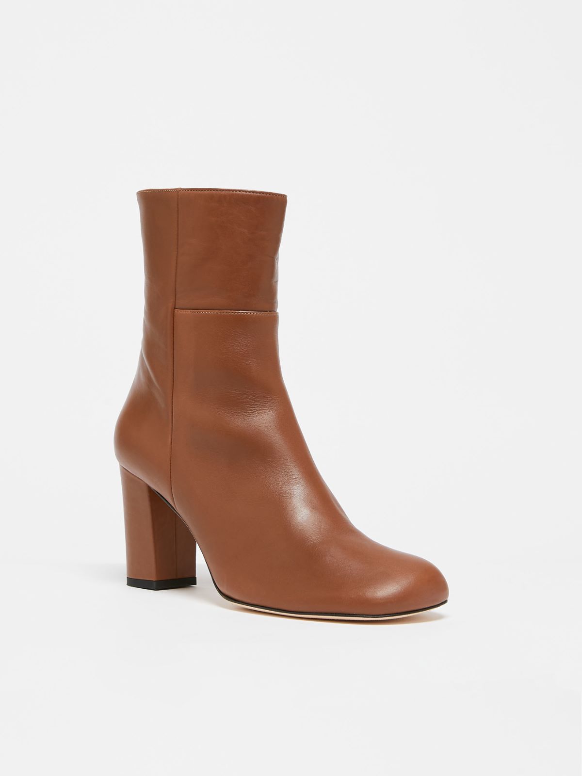 Leather ankle boots - TOBACCO - Weekend Max Mara - 2