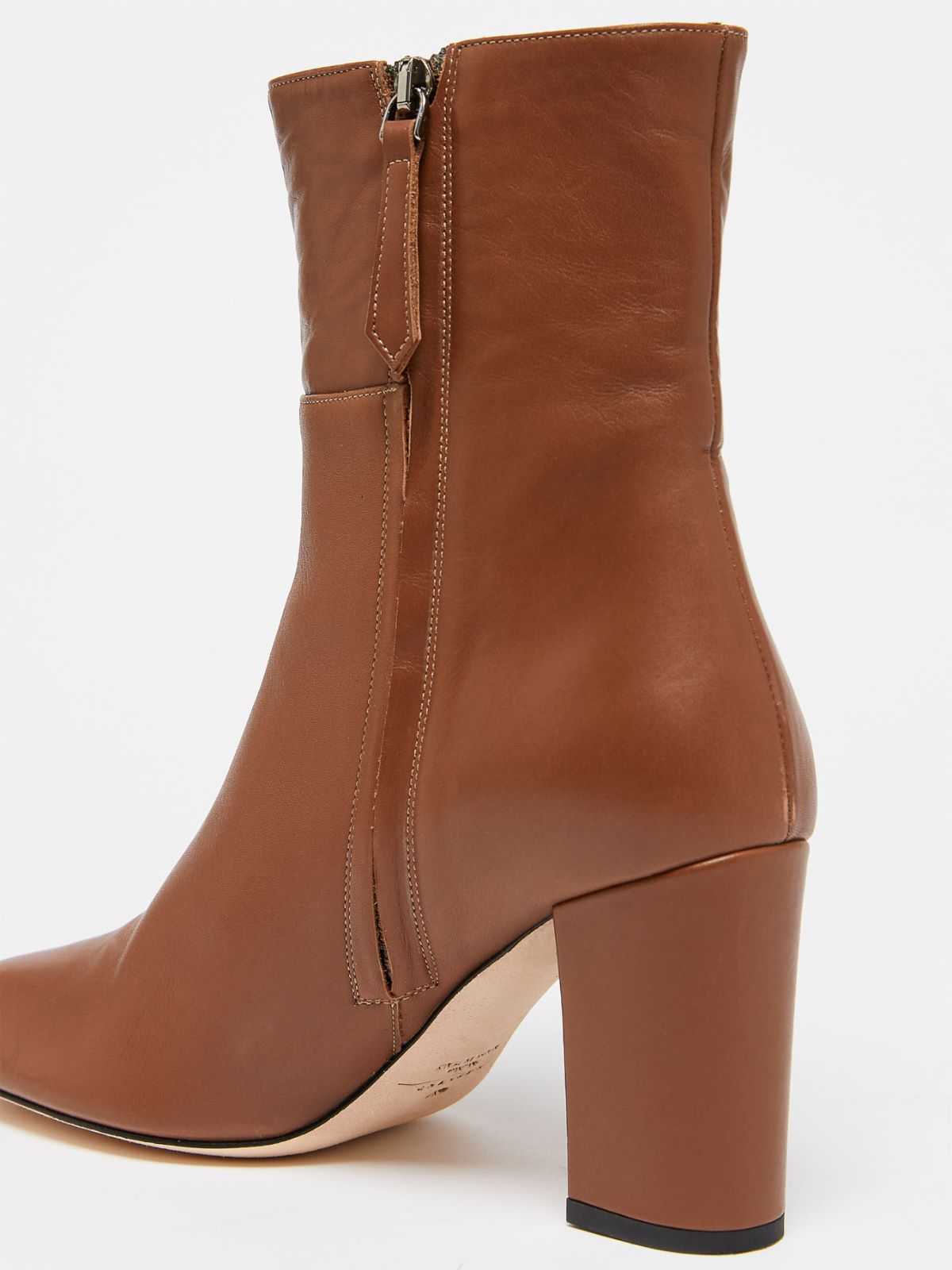 Leather ankle boots - TOBACCO - Weekend Max Mara - 4