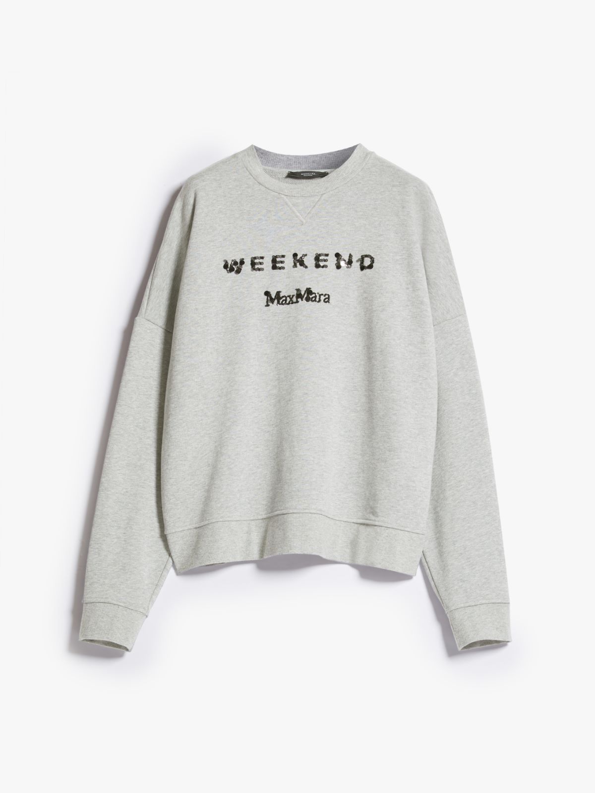 Printed jersey sweatshirt - MEDIUM GREY - Weekend Max Mara - 7