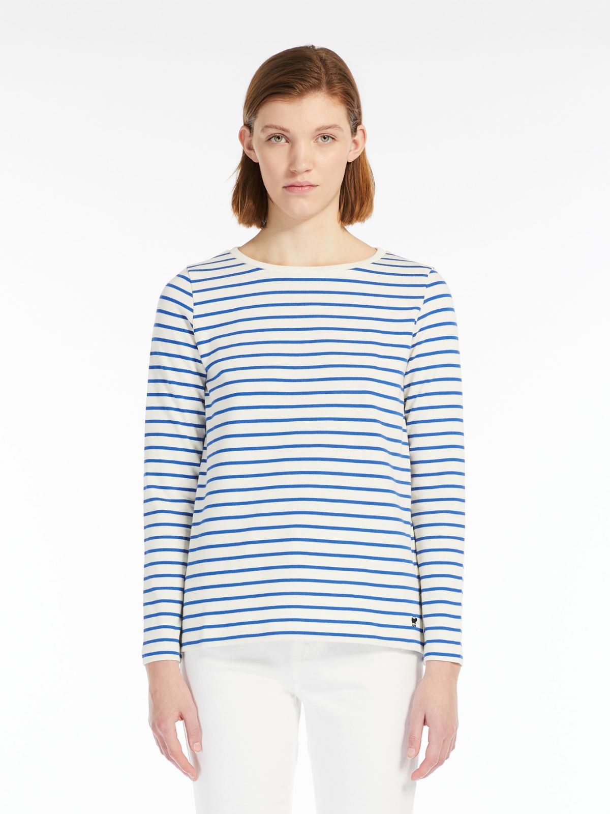 Striped T-shirt - CORNFLOWER BLUE - Weekend Max Mara - 4