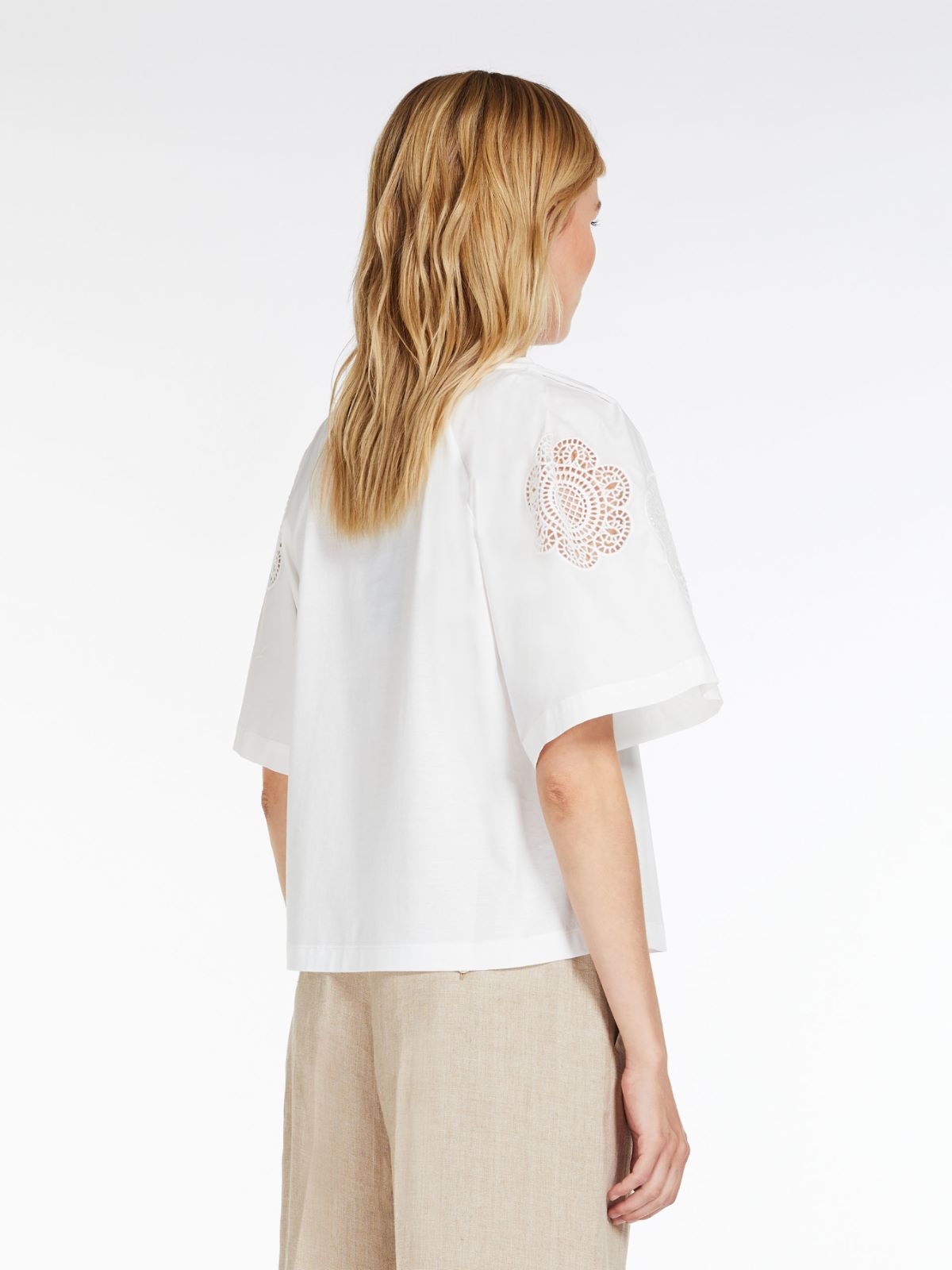 Cotton jersey T-shirt - WHITE - Weekend Max Mara - 3