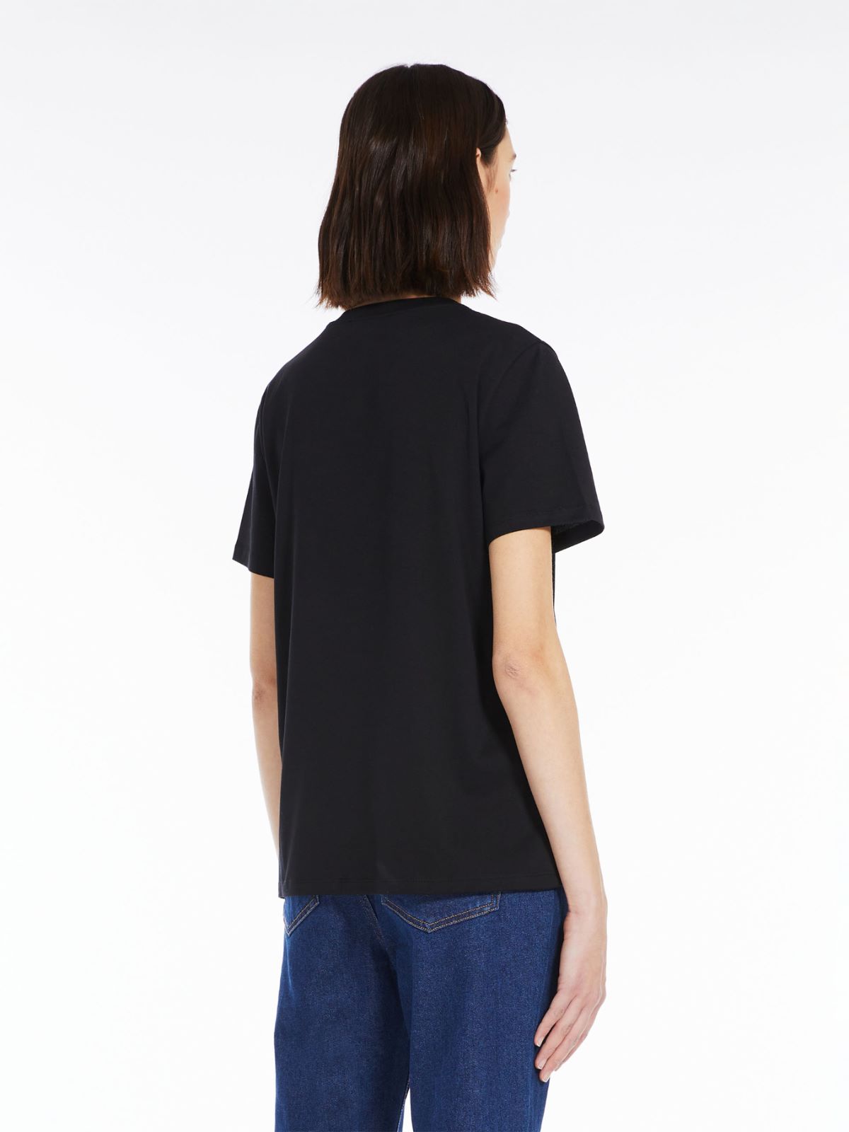 Printed jersey T-shirt - BLACK - Weekend Max Mara - 3