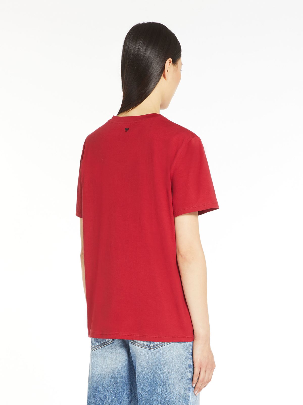 Printed jersey T-shirt - RED - Weekend Max Mara - 3