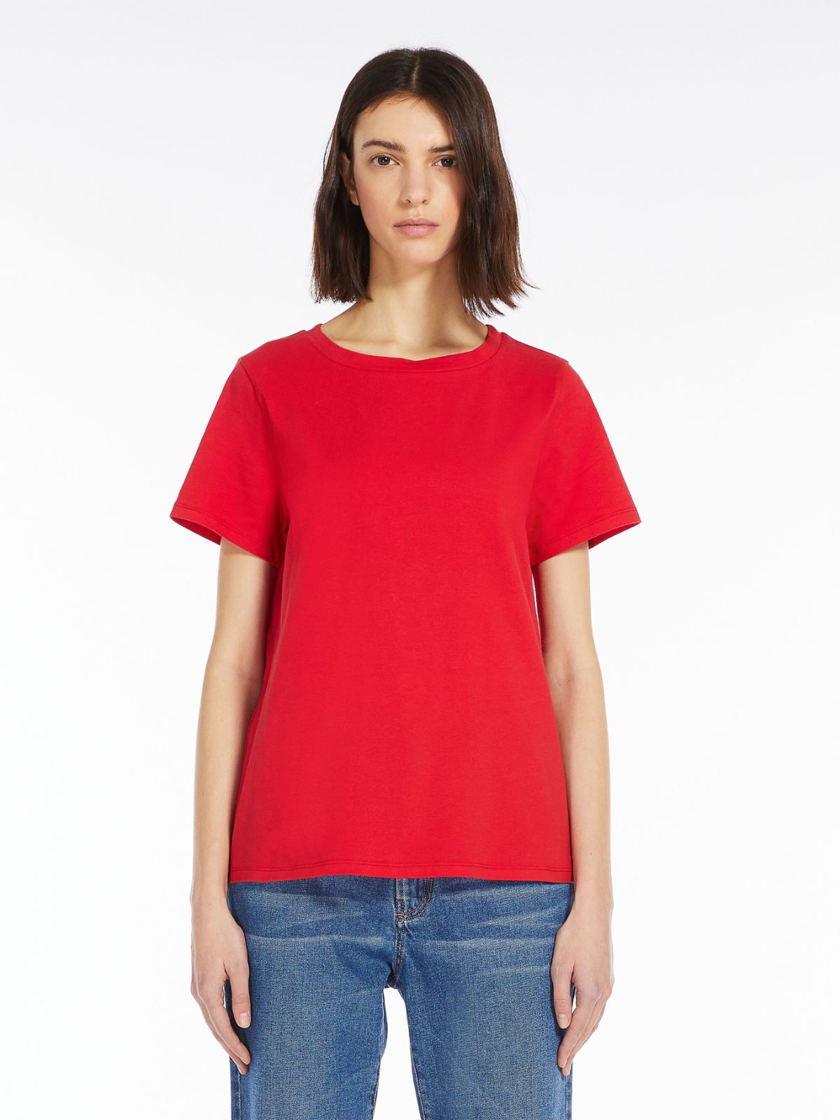 Jersey T-shirt - RED - Weekend Max Mara - 2