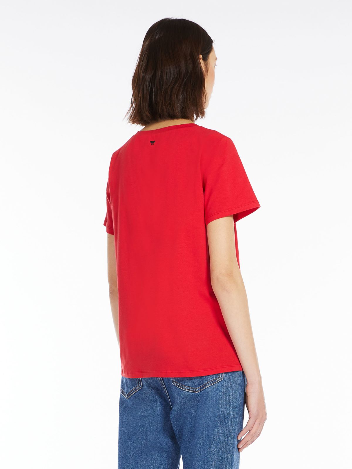 Jersey T-shirt - RED - Weekend Max Mara - 3