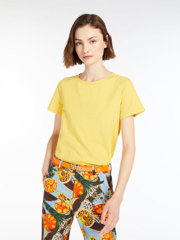 T-shirt in jersey - GIALLO SOLE - Weekend Max Mara
