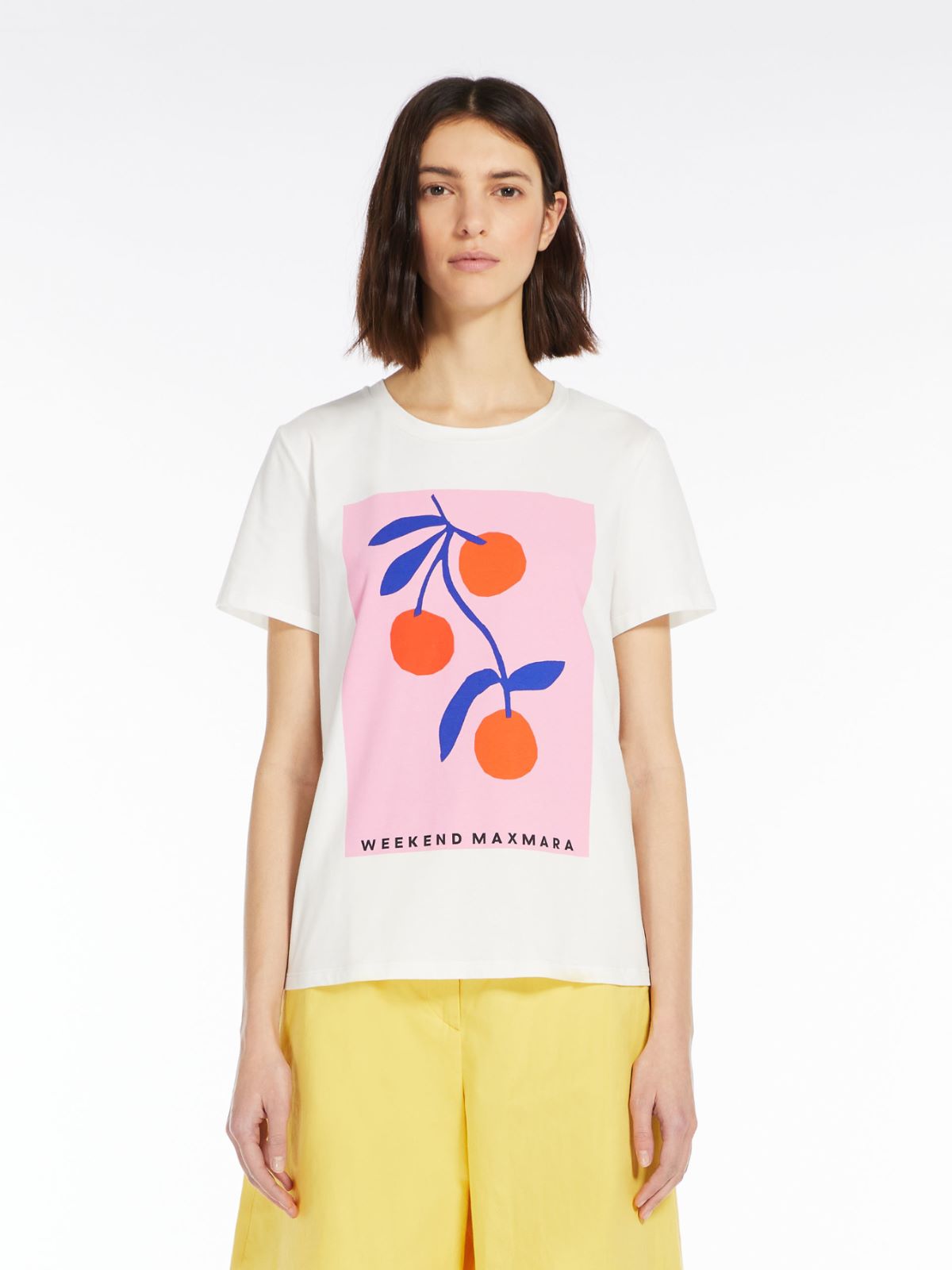 T-shirt in printed jersey - WHITE - Weekend Max Mara - 2