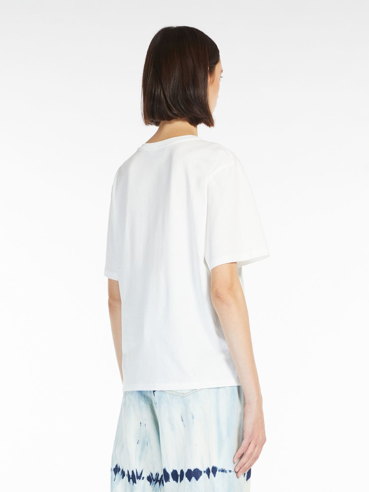 Jersey T-shirt - WHITE - Weekend Max Mara - 3