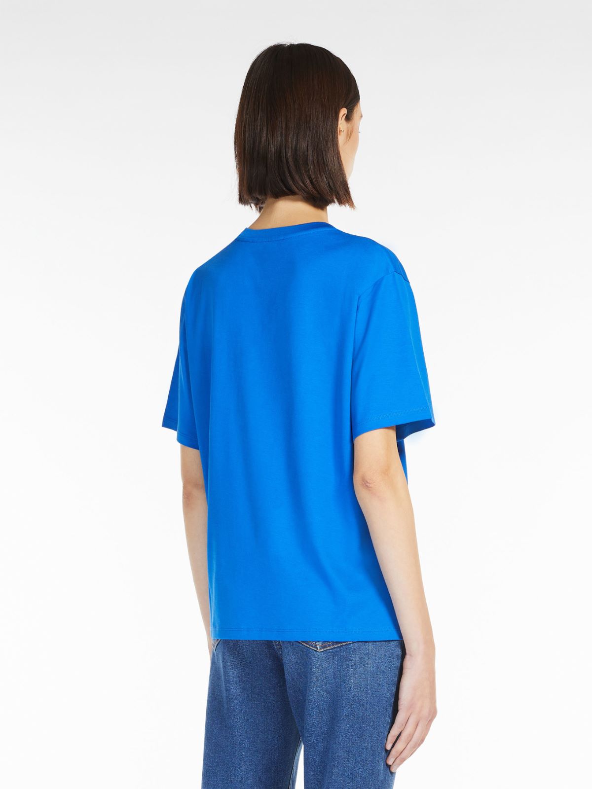 Jersey T-shirt - CORNFLOWER BLUE - Weekend Max Mara - 3