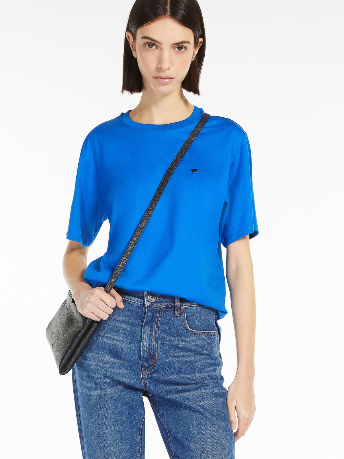 Jersey T-shirt - CORNFLOWER BLUE - Weekend Max Mara - 4
