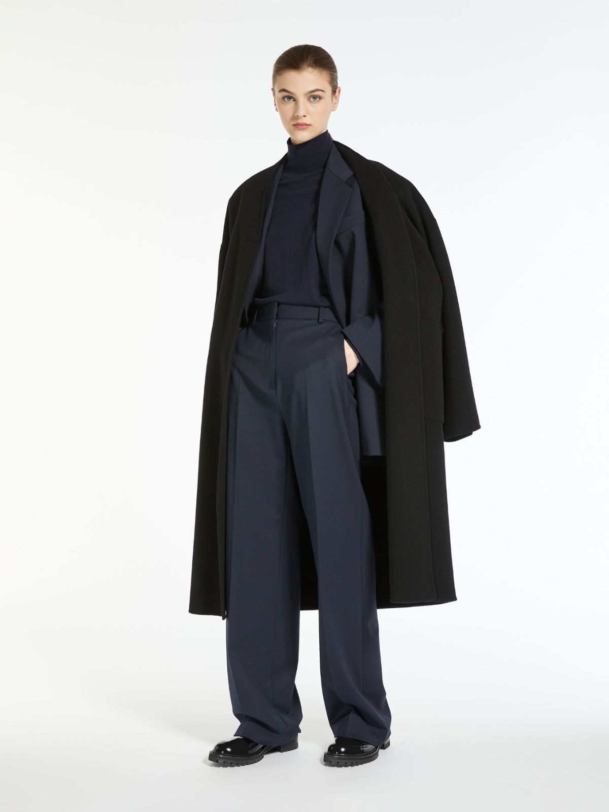 Cappotto in drap di lana - NERO - Weekend Max Mara