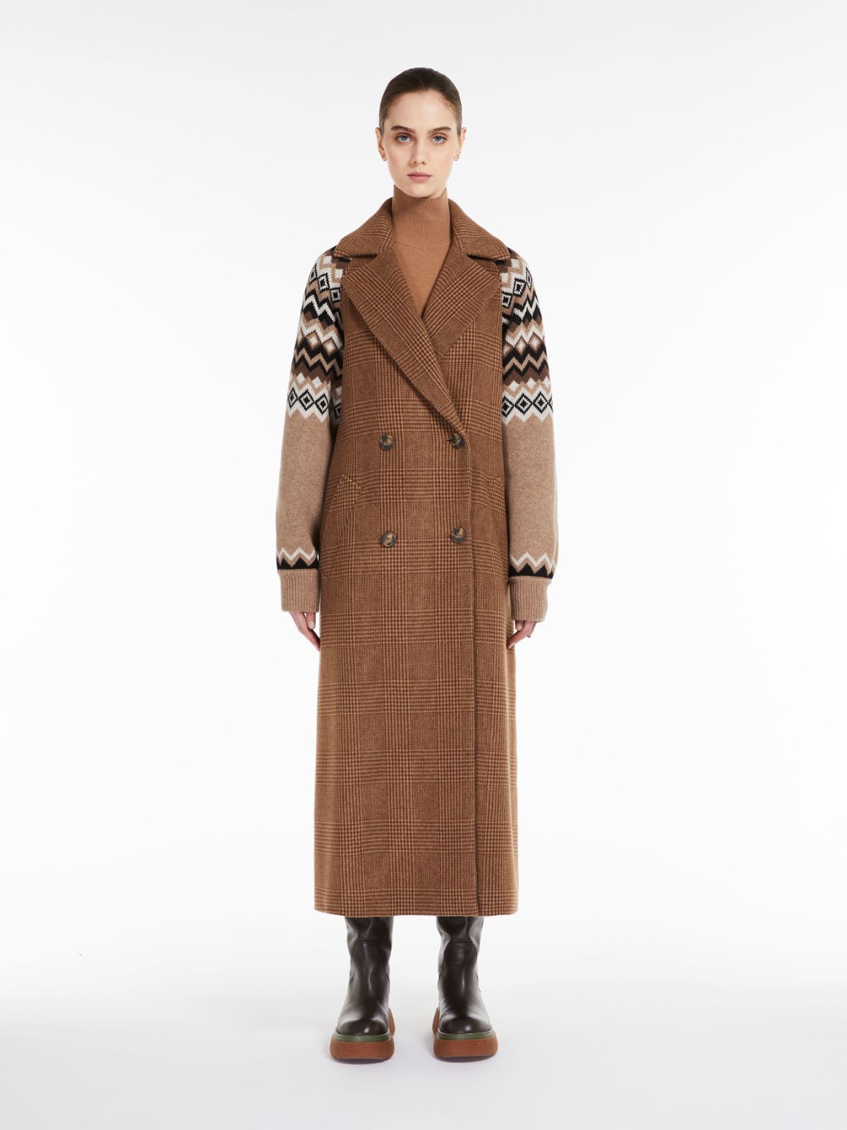 Wool broadcloth coat - CARAMEL - Weekend Max Mara - 2