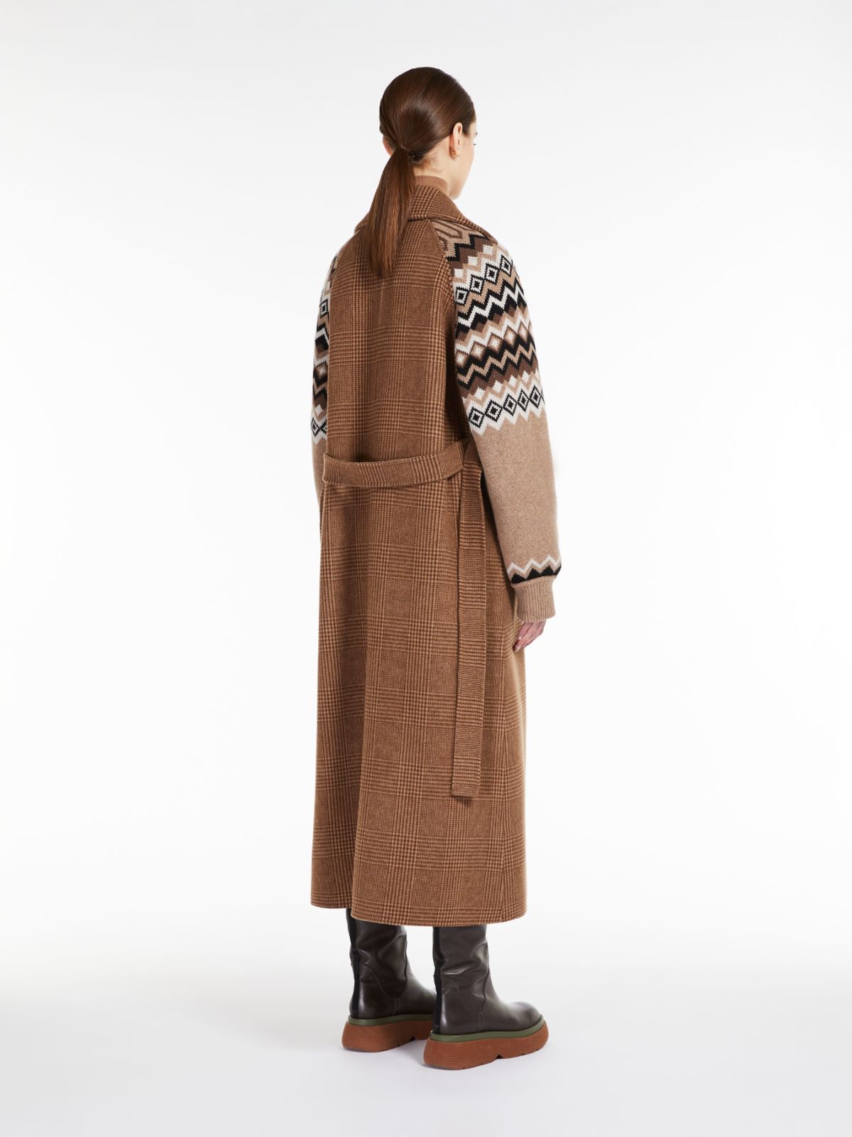 Wool broadcloth coat - CARAMEL - Weekend Max Mara - 3