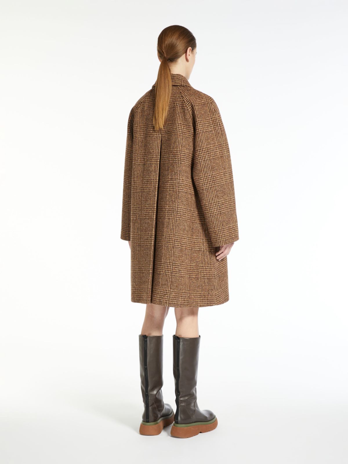 Wool tweed coat - HAZELNUT BROWN - Weekend Max Mara - 3