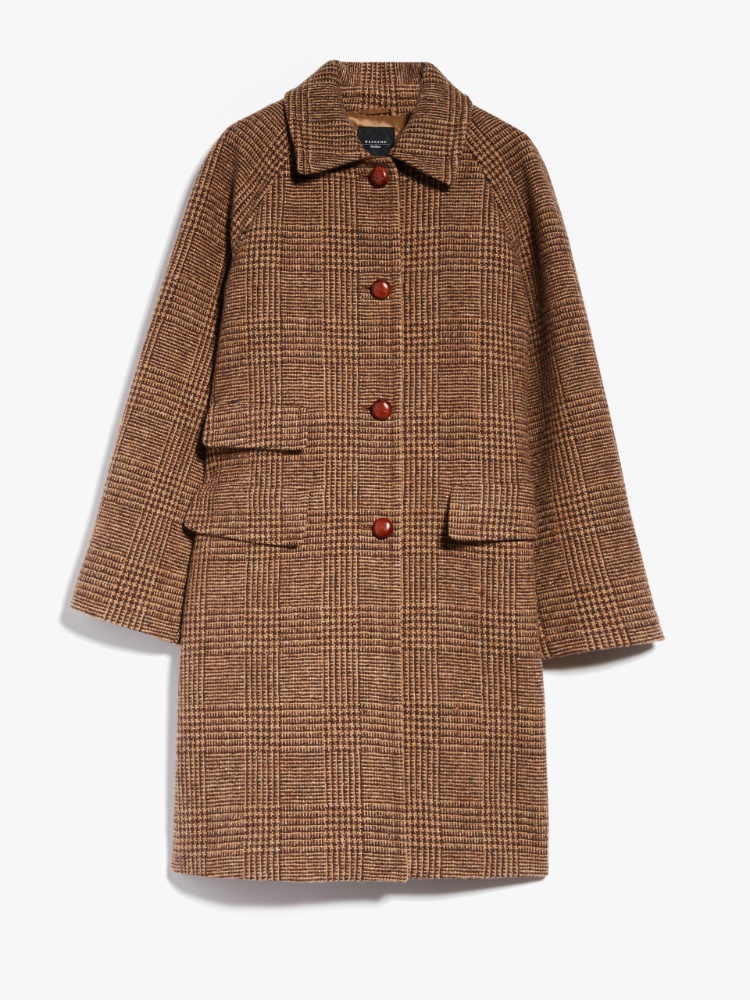 Wool tweed coat - HAZELNUT BROWN - Weekend Max Mara