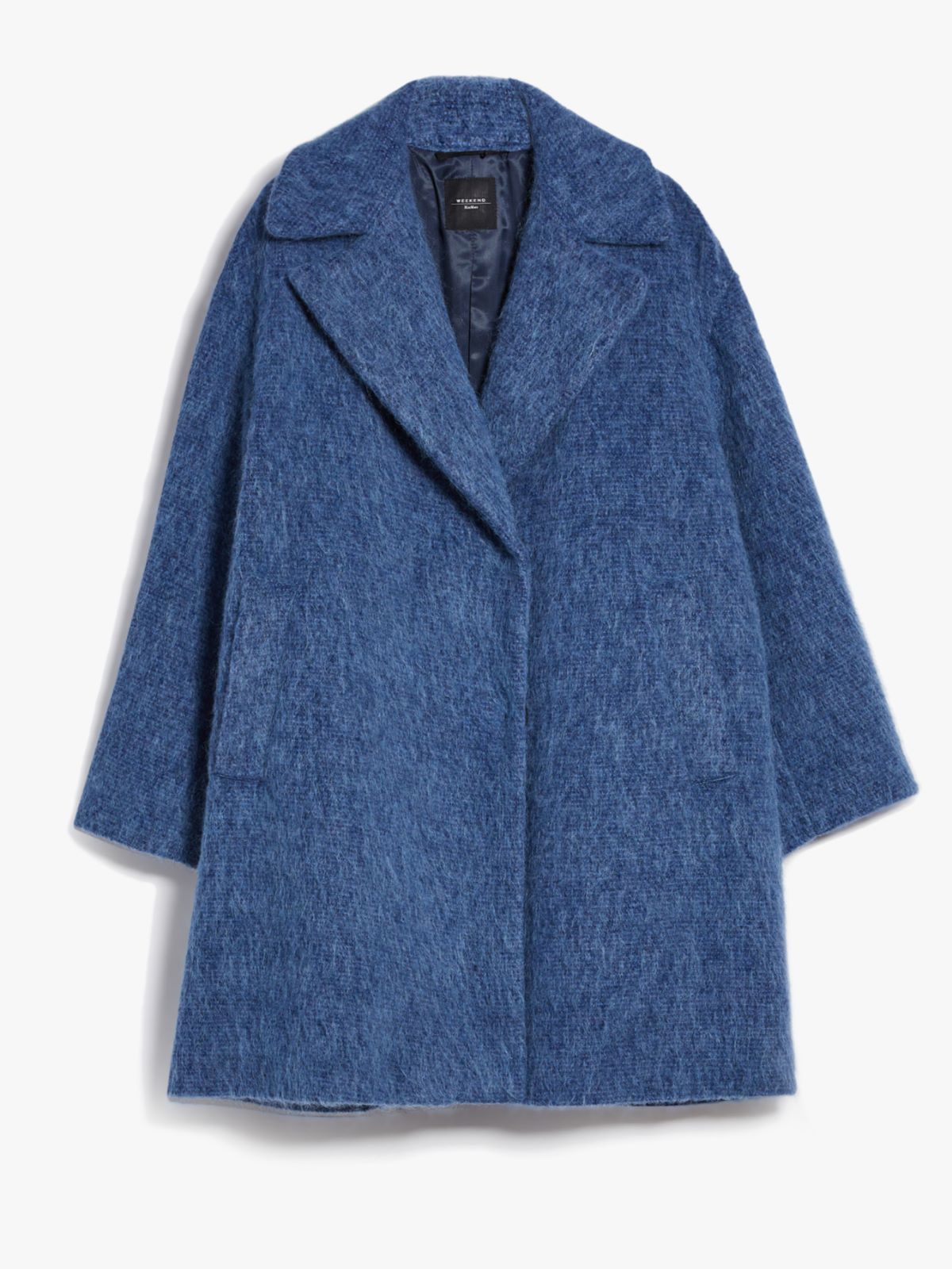 Wool, mohair and alpaca coat - CHINA BLUE - Weekend Max Mara - 5