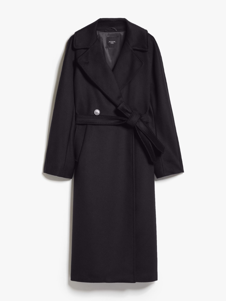 Wool broadcloth coat, navy | Weekend Max Mara