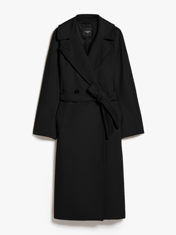 Wool broadcloth coat - BLACK - Weekend Max Mara - 2