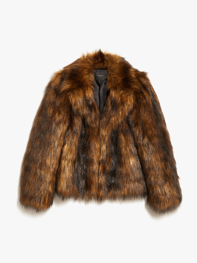 Fluffy fabric short heavy jacket - NATURAL - Weekend Max Mara - 2