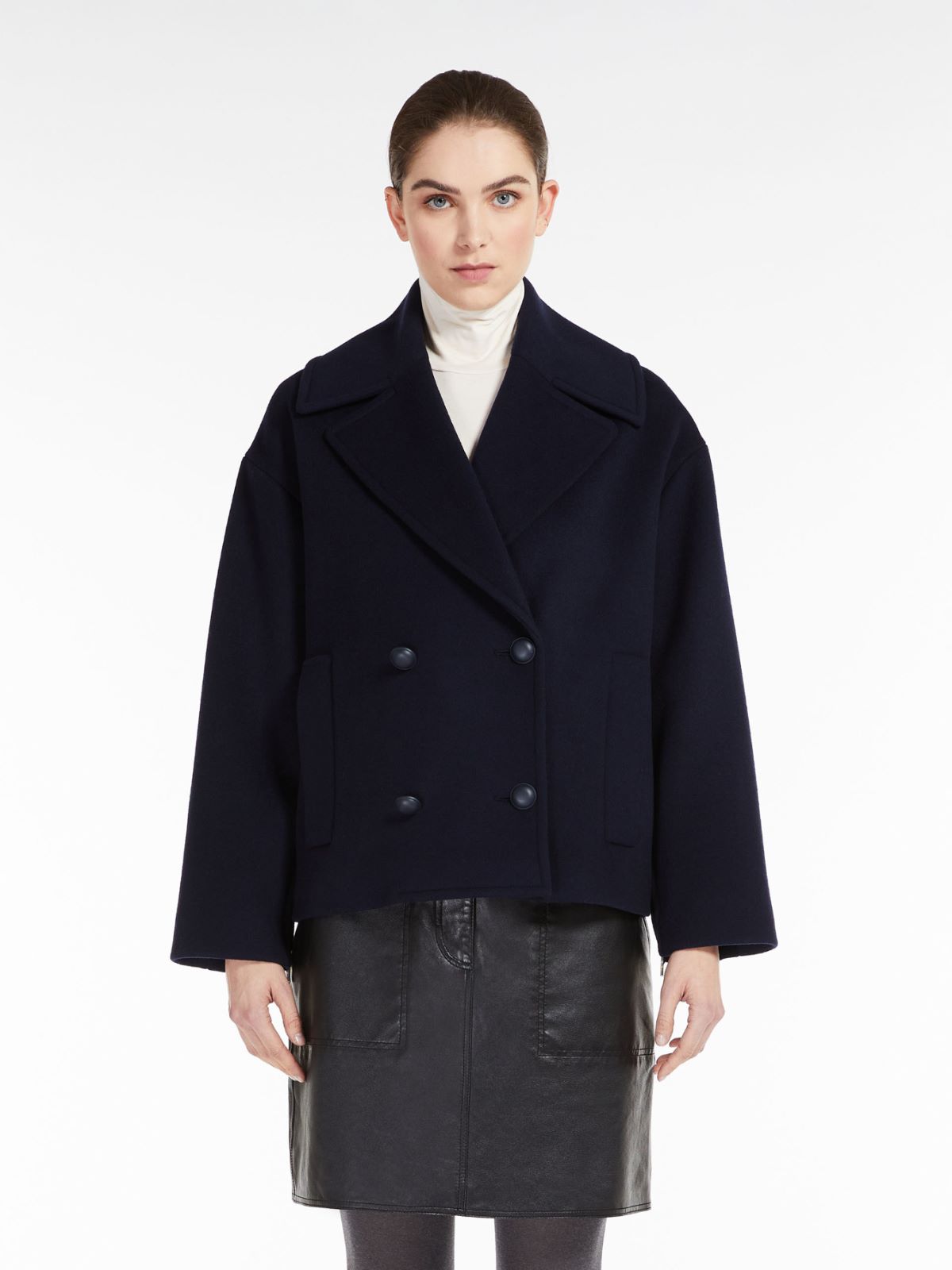 Wool pea coat, ultramarine | Weekend Max Mara